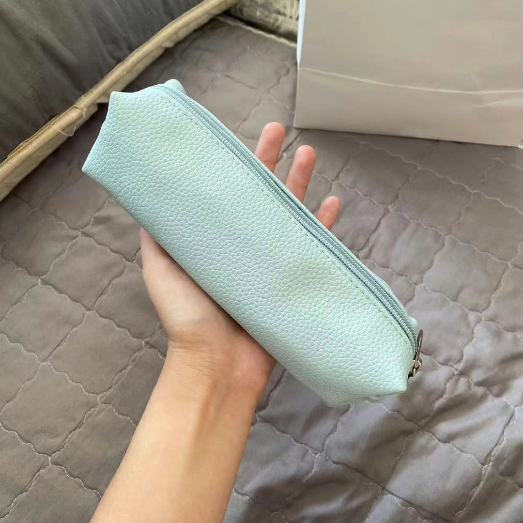 Textured Leather Pencil Case Karnz