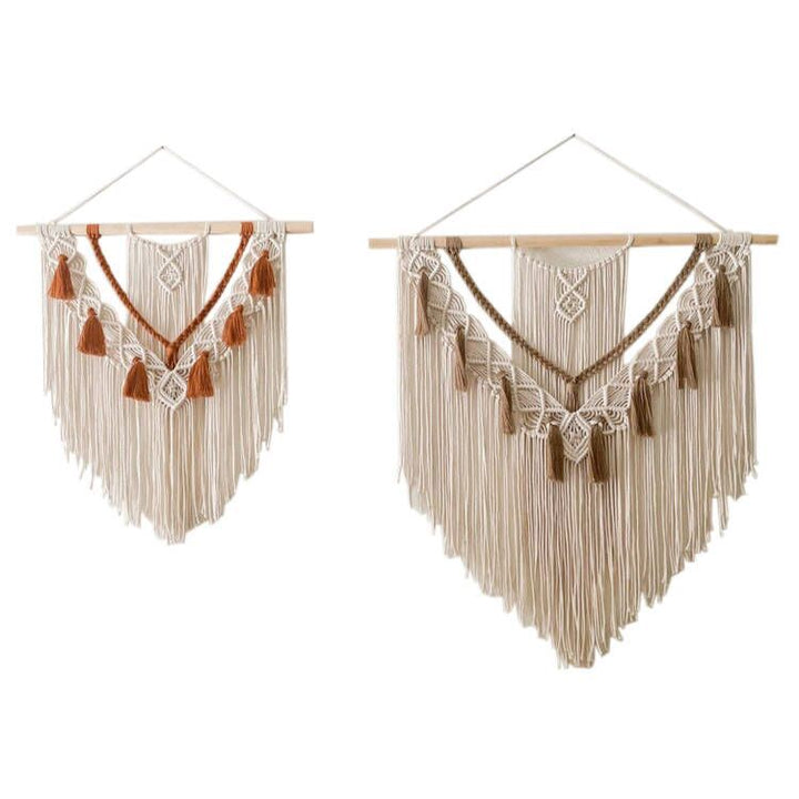 Macrame Wandkunst Dekor Karnz