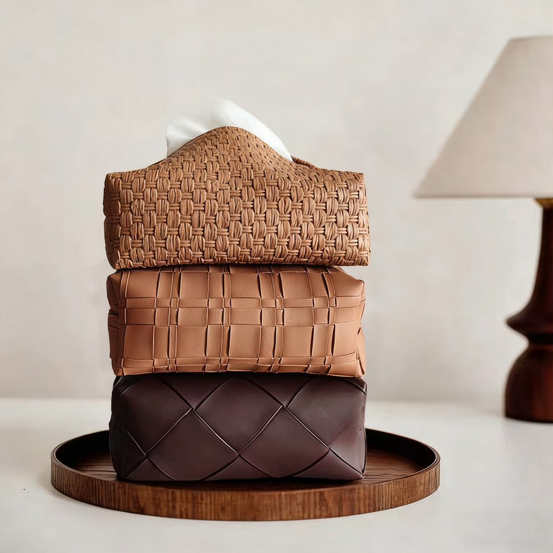 Woven Tissue Box Cover Karnz