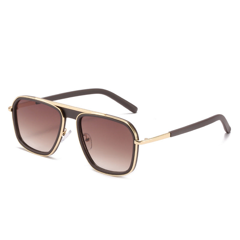 Damen Modische Sonnenbrille mit luxuriösem Metallrahmen und breitem UV-Schutz Karnz