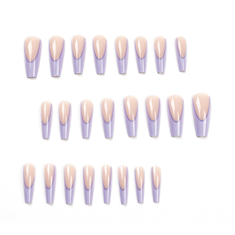 Künstliche Nagelkunst mit elegantem Ombre-Design Karnz