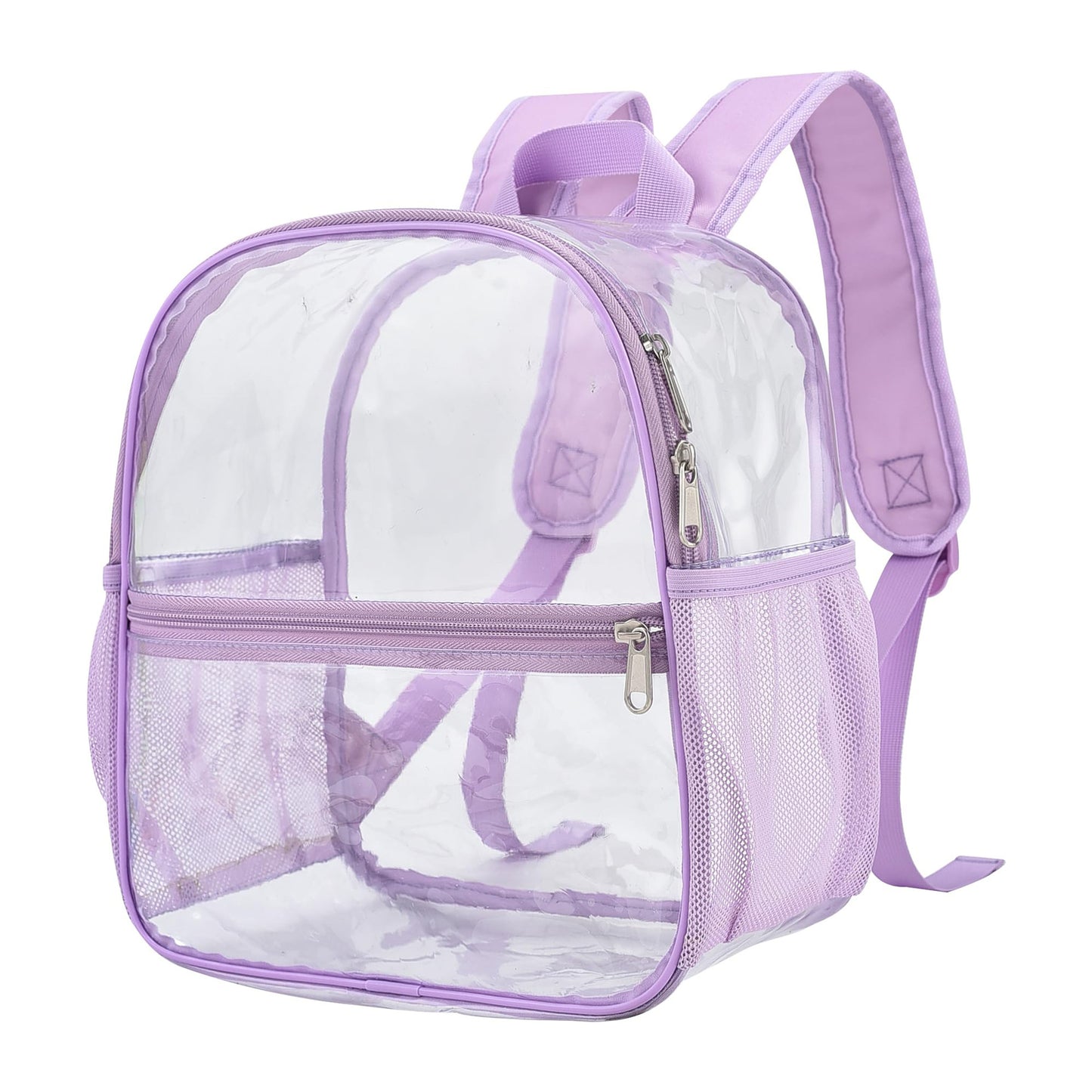 Unisex durchsichtiger Rucksack mit funktionalem Design und mehreren Fächern Karnz