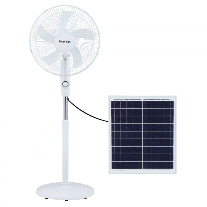 Unisex Solarbetriebenes Standventilator mit Fernbedienung und einstellbarer Höhe Karnz