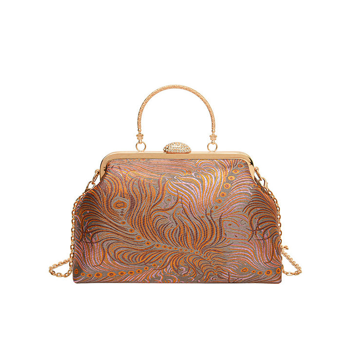 Elegante verzierte Abendhandtasche