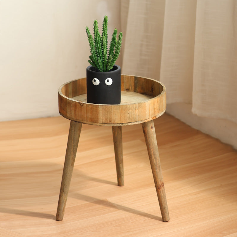Moderner Beistelltisch aus Holz Karnz