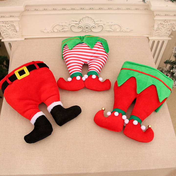 Dekoratives Santa Bein Kissen Karnz