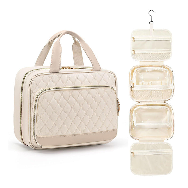Gepolsterte Kosmetik-Organizer Tasche mit Strukturierter Außenseite Karnz