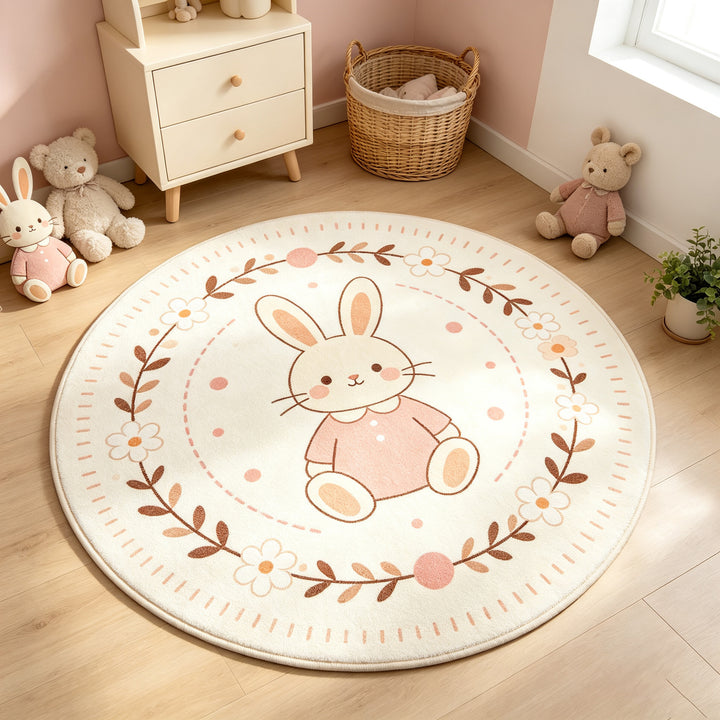 Bunny-Themen runde Teppich