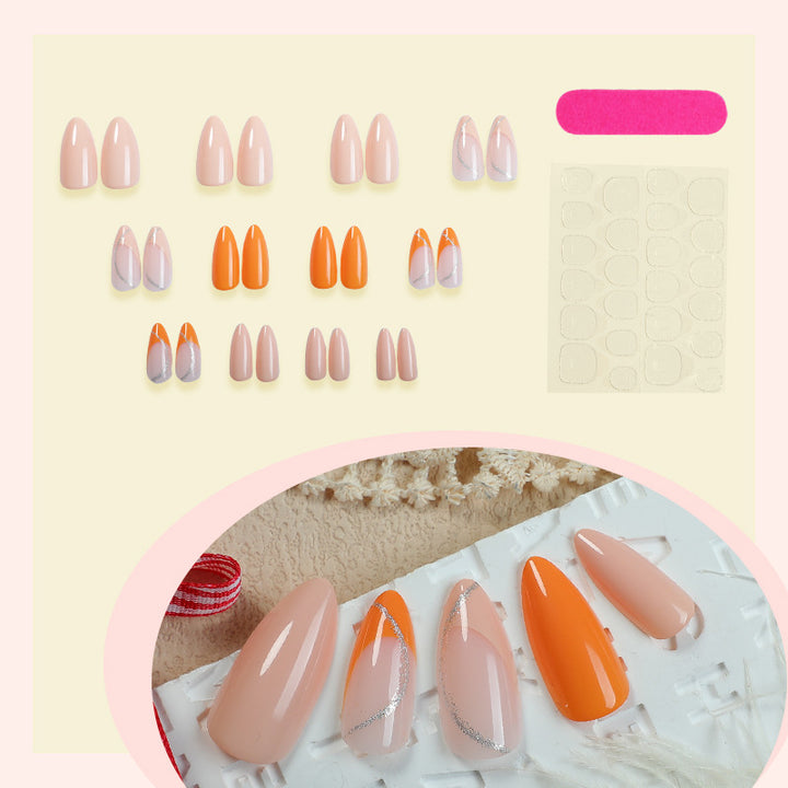 Professioneller Acryl Press-On Nagelset Karnz