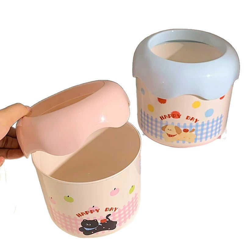 Dekorativer Abfalleimer mit Verspieltem Hundedesign Karnz