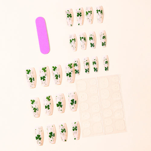 Shamrock-Themen Nagelkunstset Karnz