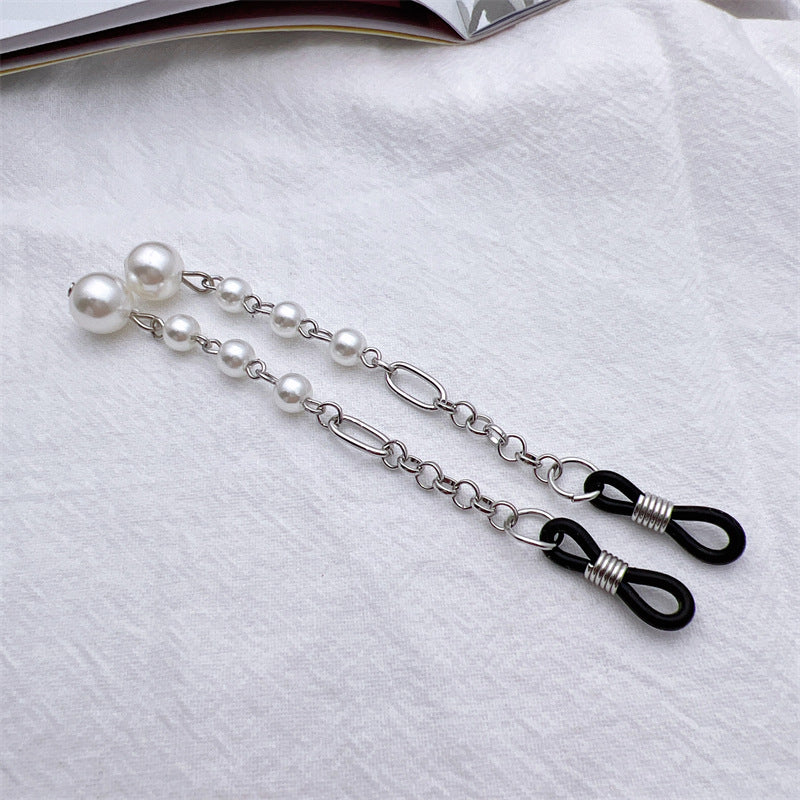 Elegante Perlen-Verbund Brillen Kette Karnz