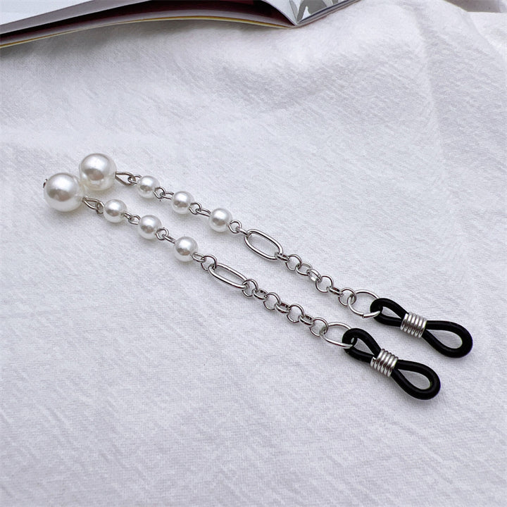 Elegante Perlen-Verbund Brillen Kette Karnz