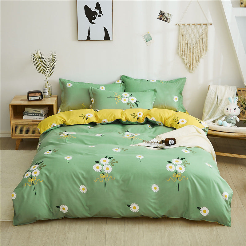 Blumenmuster Komforter Set