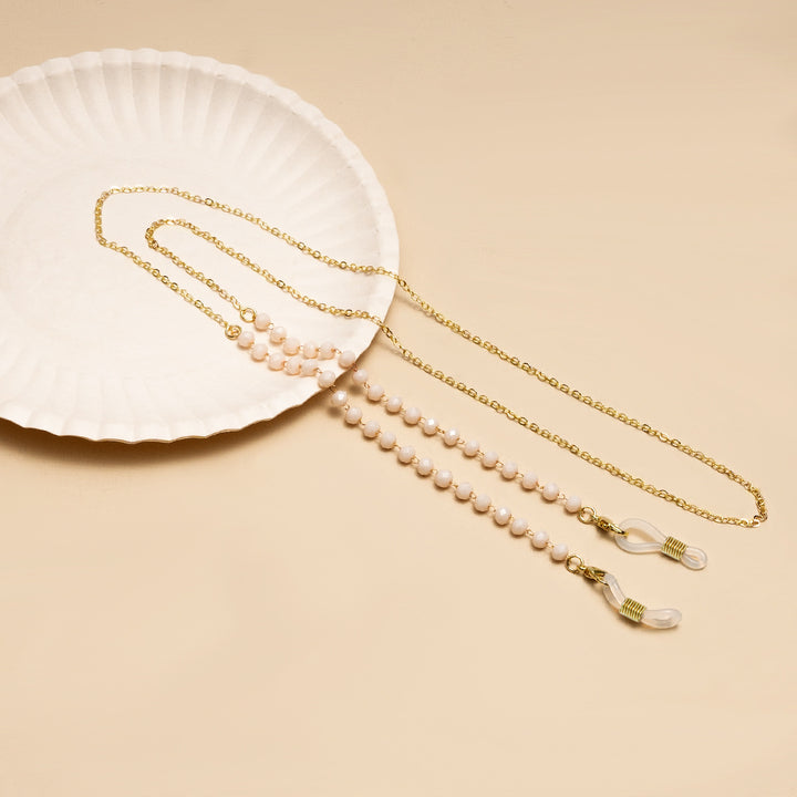 Elegante Perlen Brillen Kette Karnz