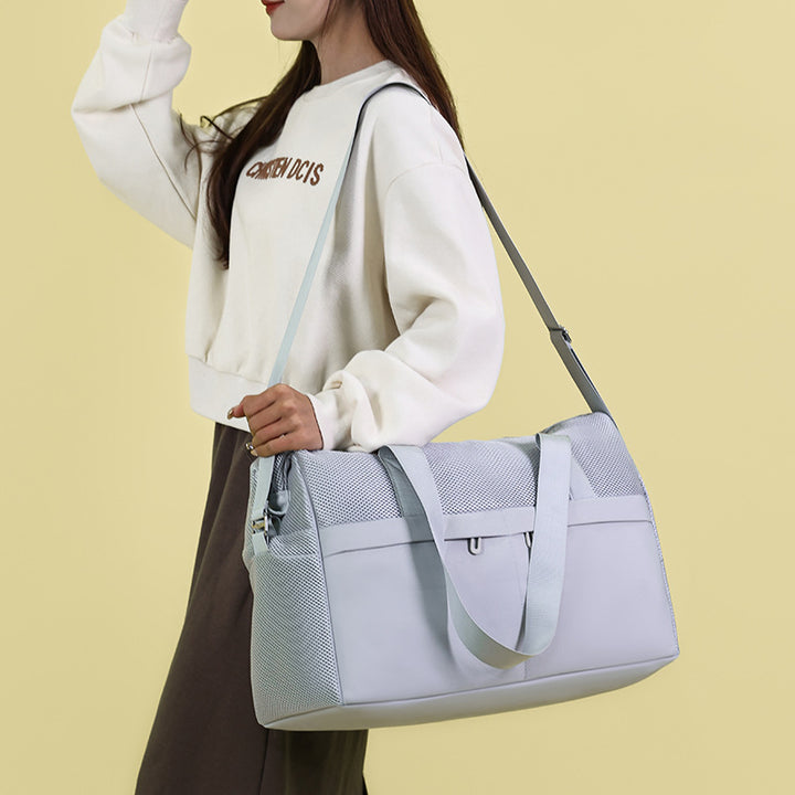 Vielseitige Mesh Gym Duffle Tasche Karnz