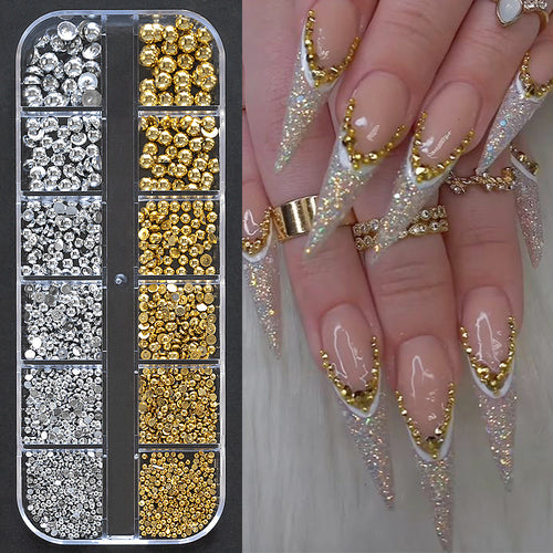 Professionelles Nagelkunst Strass Set