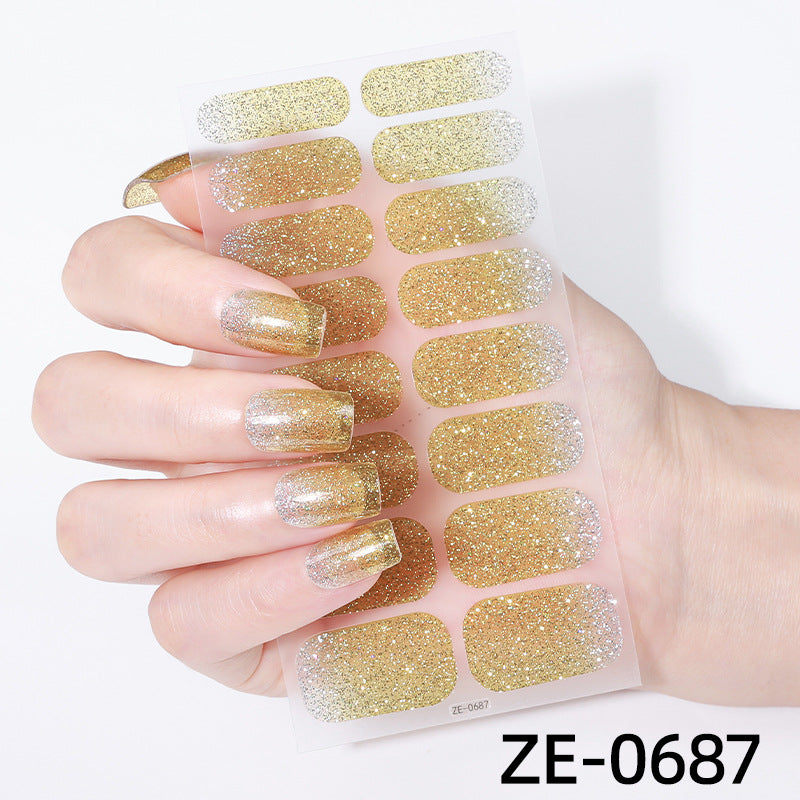 Glitter Ombre Nagelwraps  1790954415