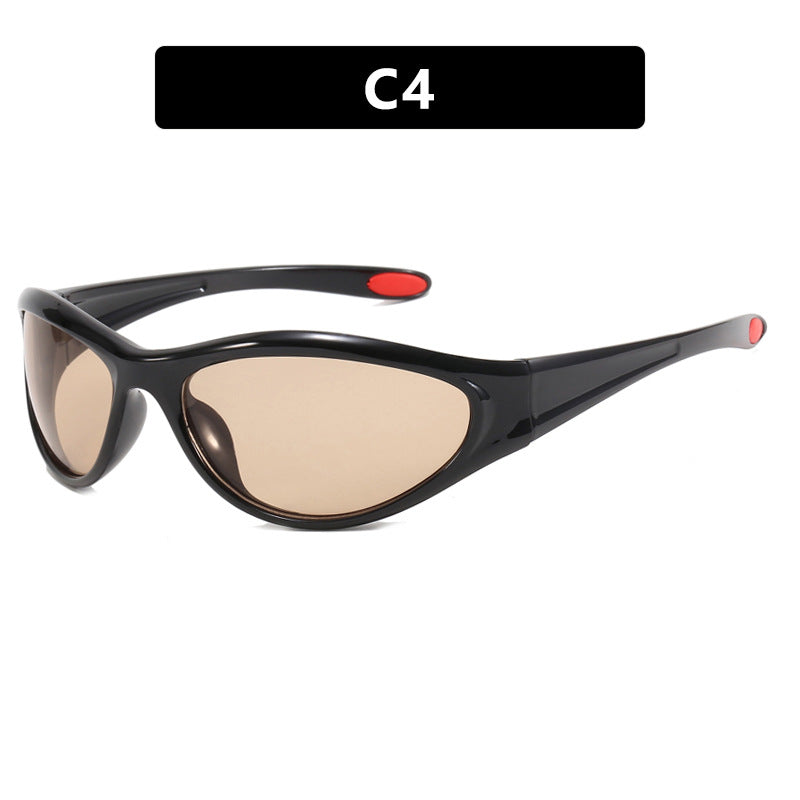 Damen sportliche Sonnenbrille mit polarisierenden Gläsern und ergonomischem Design Karnz