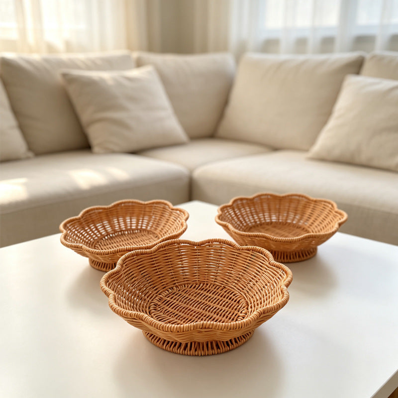 Dekorative florale gewebte Tischdecke