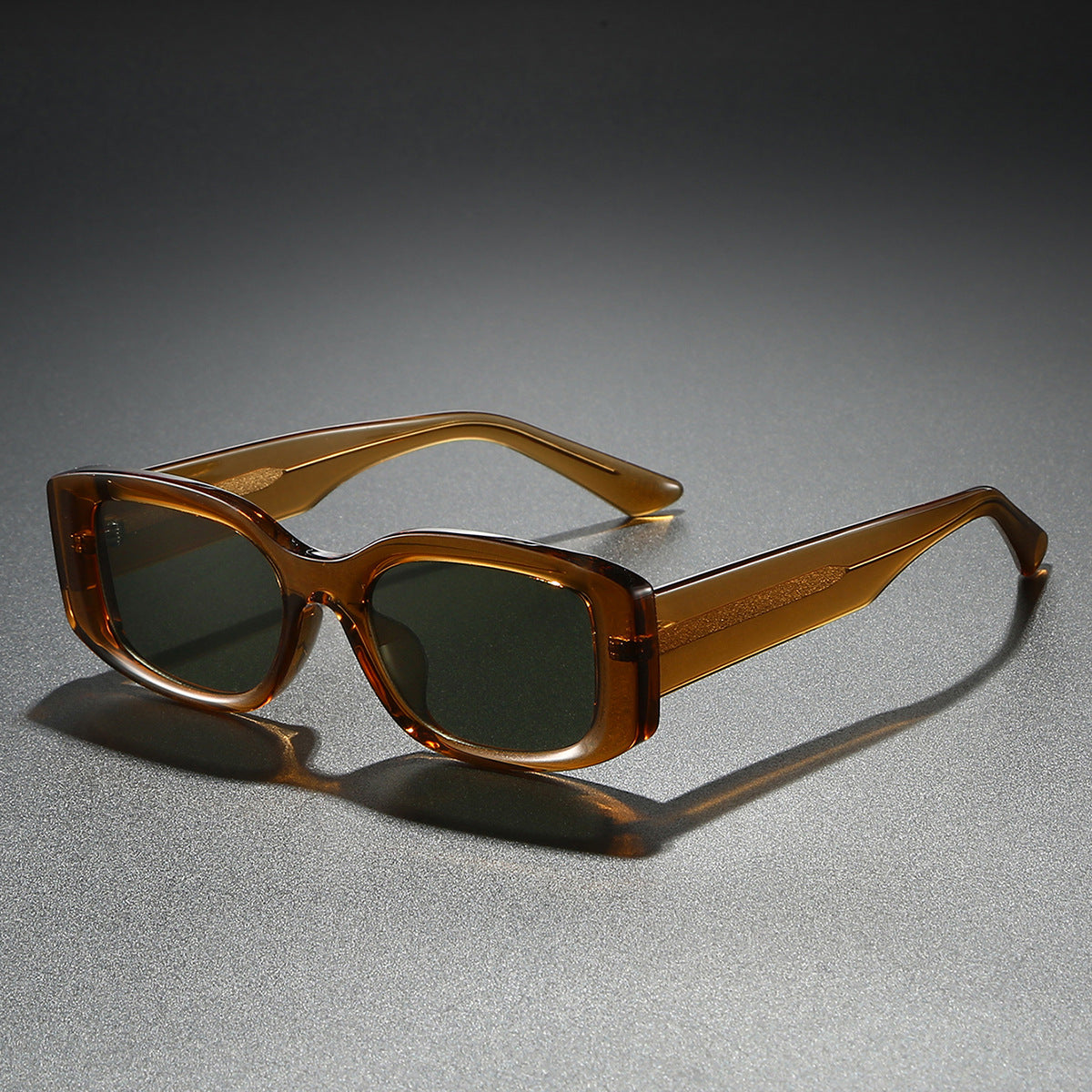 Damen modische Sonnenbrille im stylischen, eckigen Rahmen Karnz