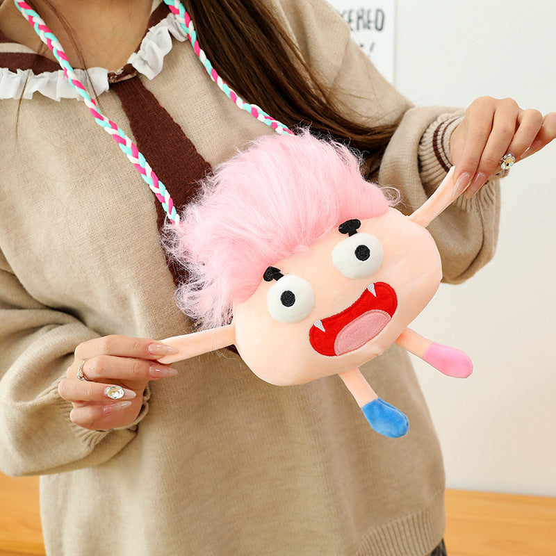 Plüsch Cartoon Monster Mini Rucksack
