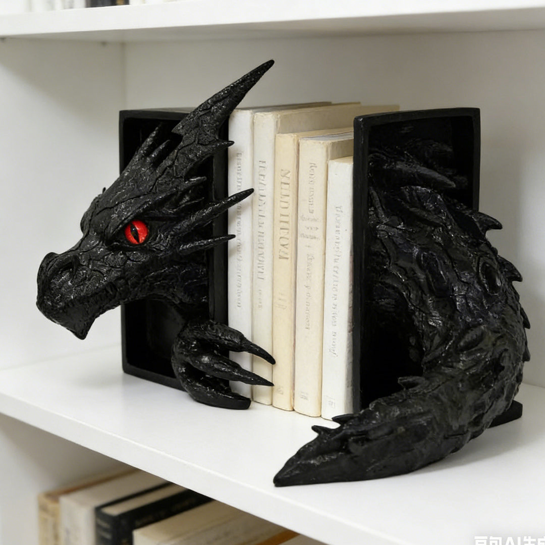 Drachen-Themen Buchstütze Skulptur