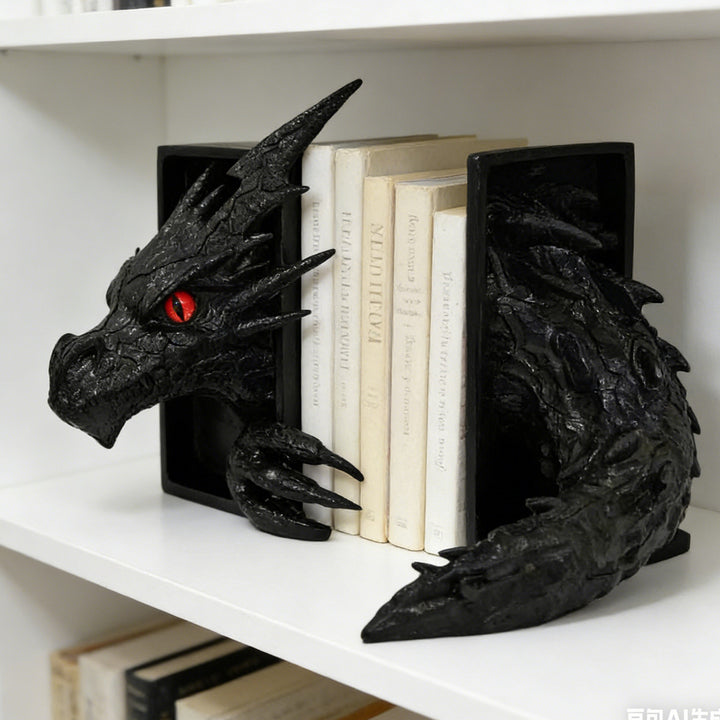 Drachen-Themen Buchstütze Skulptur