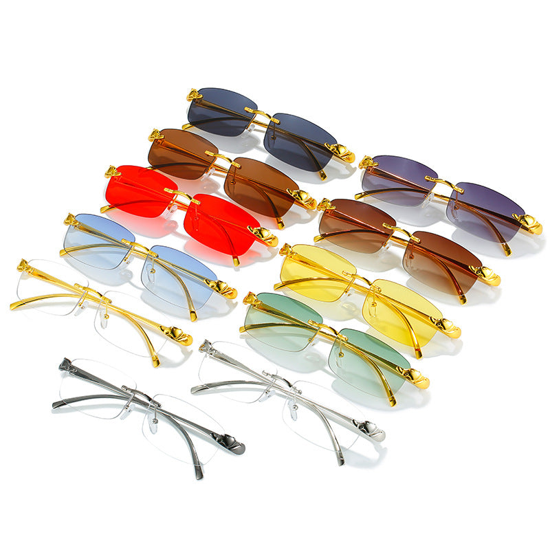 Damen modische Sonnenbrille mit kreativem Rahmen und hochwertigen Gläsern Karnz