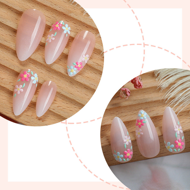 Floral Decorative Press-On Nail Set Karnz 1788496020