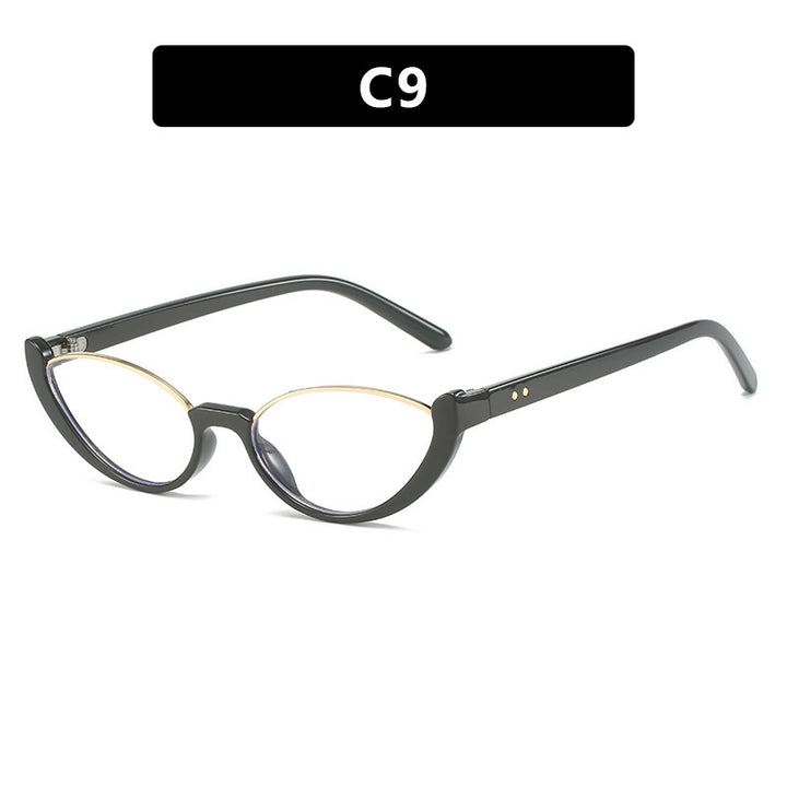 Damen Cat-Eye Sonnenbrille mit verspiegelten Gläsern und elegantem Rahmen Karnz