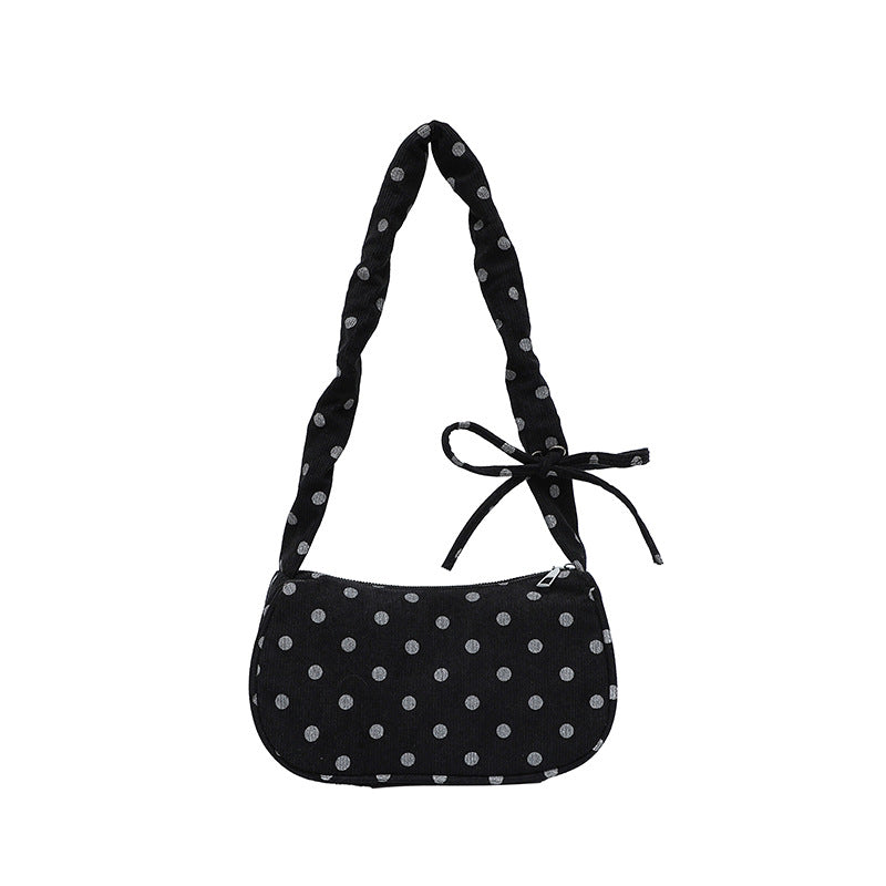 WoVintage Polka Dot Umhängetasche Karnz