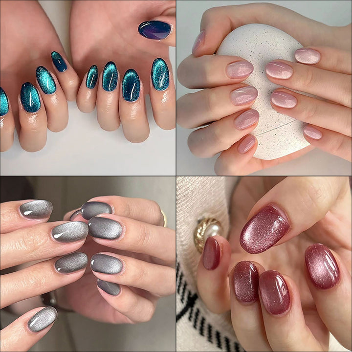 Glänzendes Press-On Nagelset