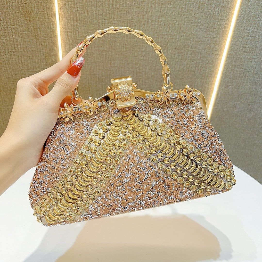 Glamouröse handgefertigte Abendtasche