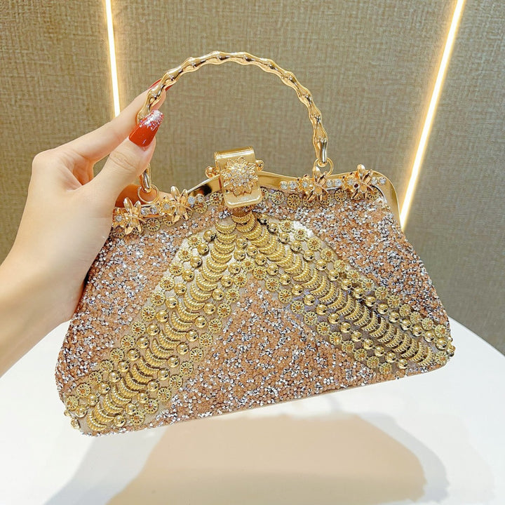 Glamouröse handgefertigte Abendtasche