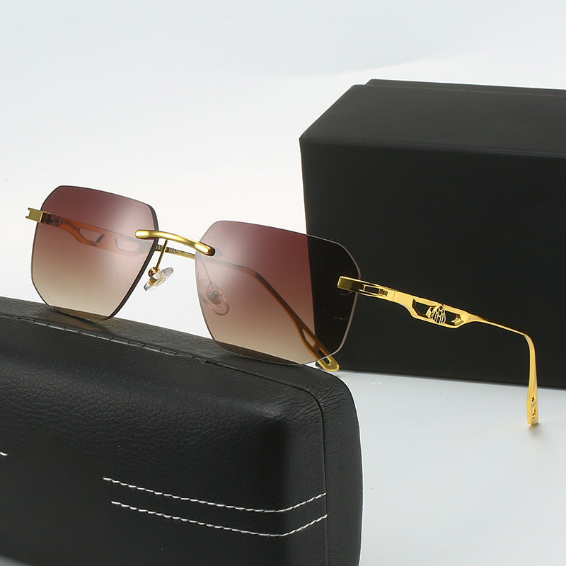 Damen modische Sonnenbrille mit luxuriösem Rahmen und ergonomischem Design Karnz