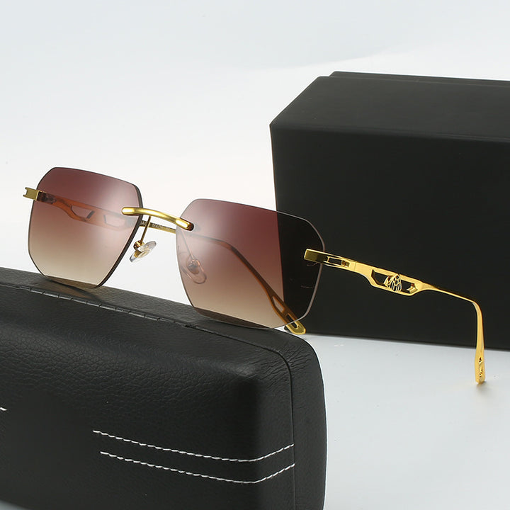 Damen modische Sonnenbrille mit luxuriösem Rahmen und ergonomischem Design Karnz
