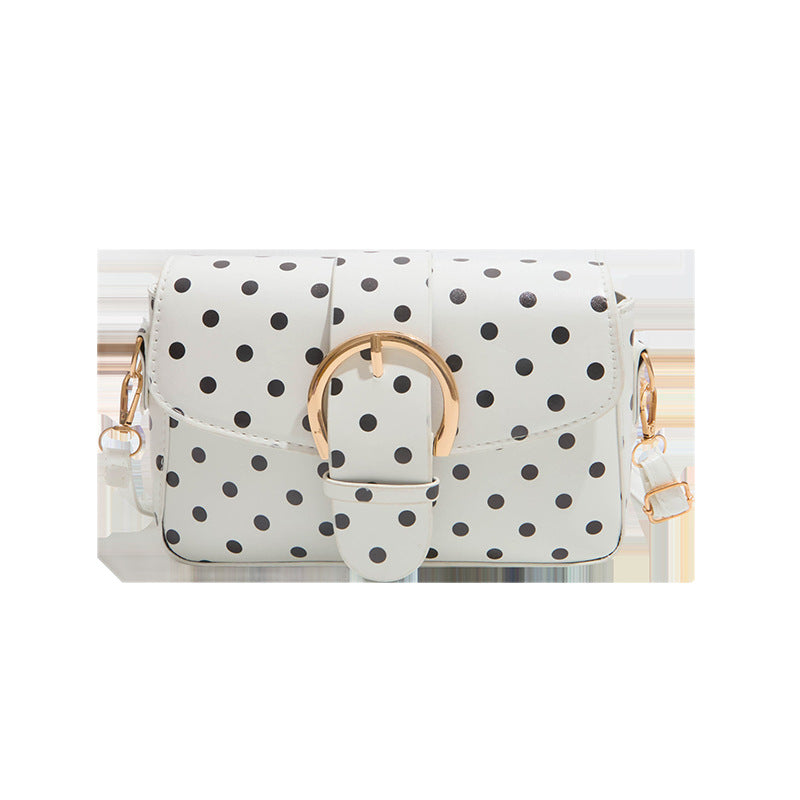Polka Dot Muster Schultertasche