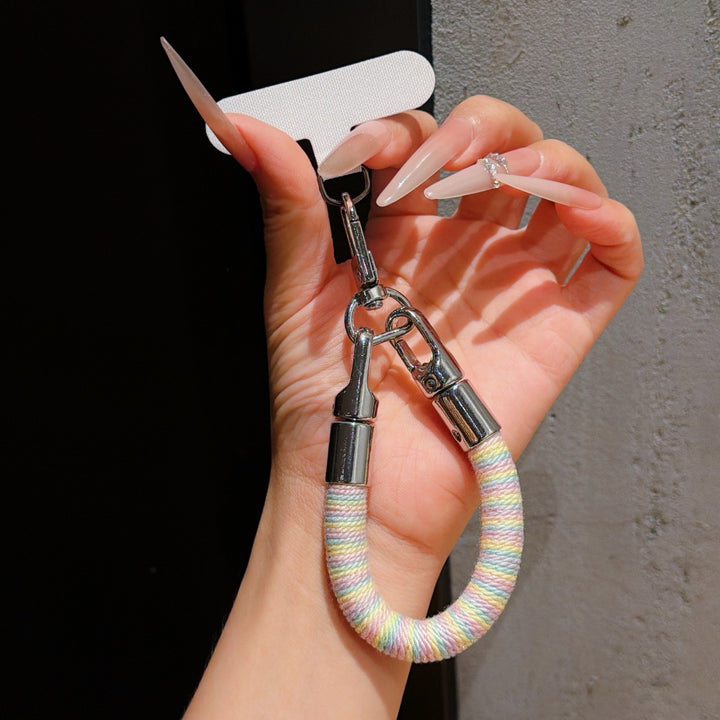 Bunter Texturierter Schlüsselanhänger Halter Karnz