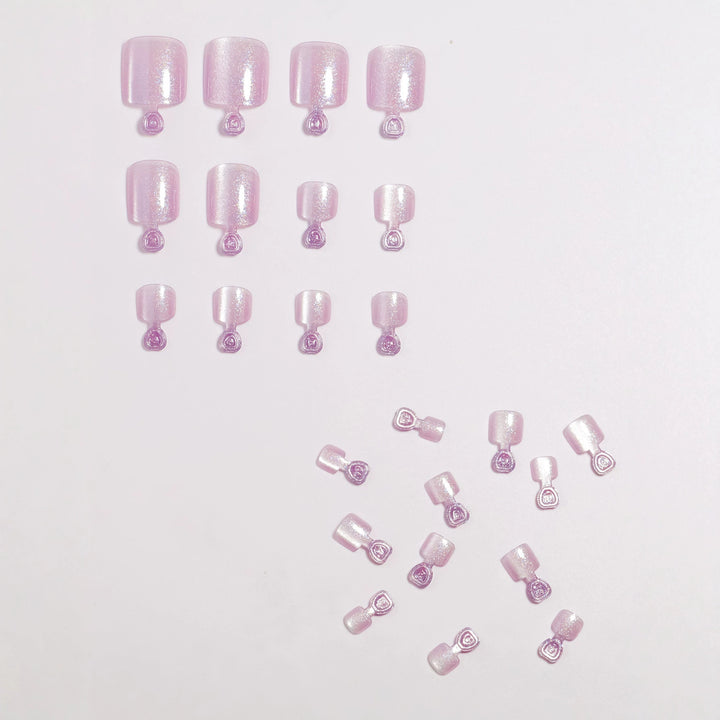 Glimmering Press-On Nail Set Karnz