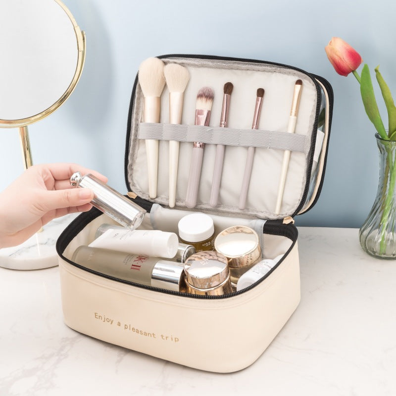 Dual-Layer Transparenter Kosmetik Organizer Karnz