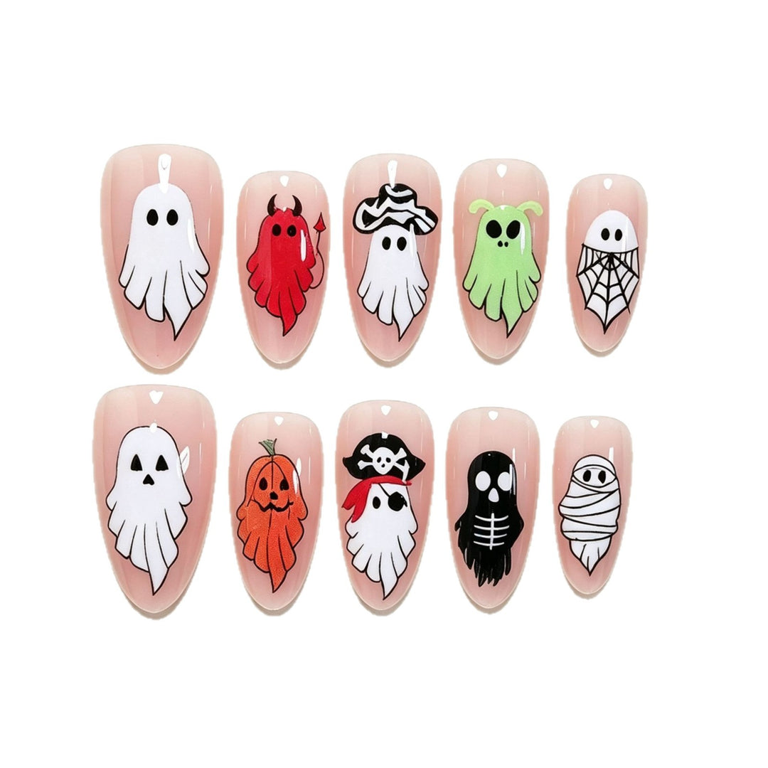 Halloween-Themen Press-On Nagelkunst-Kit Karnz