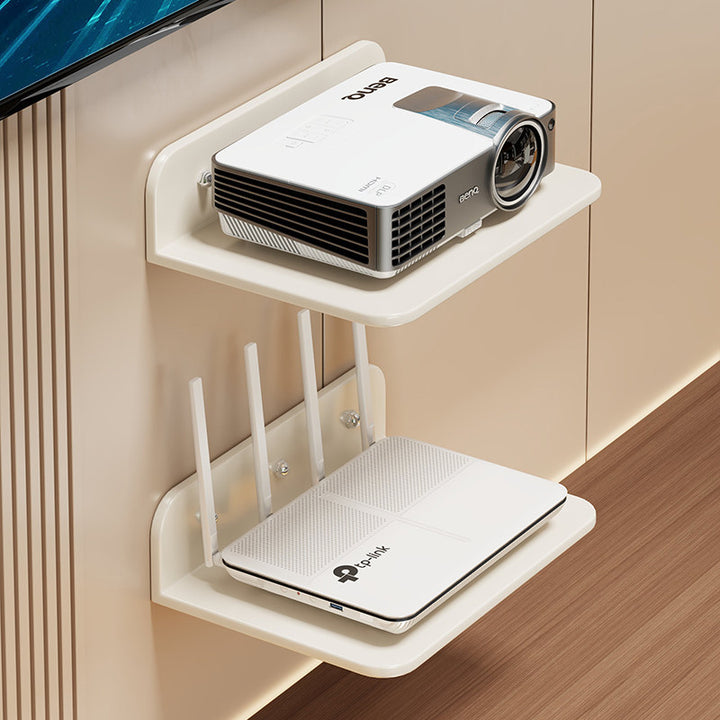 Wandmontage Schwebendes AV-Regal für Projektor und Router