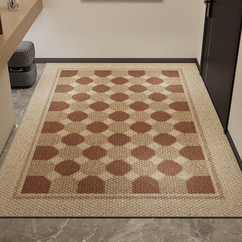 Stilvolle geometrische Muster-Teppich Fläche