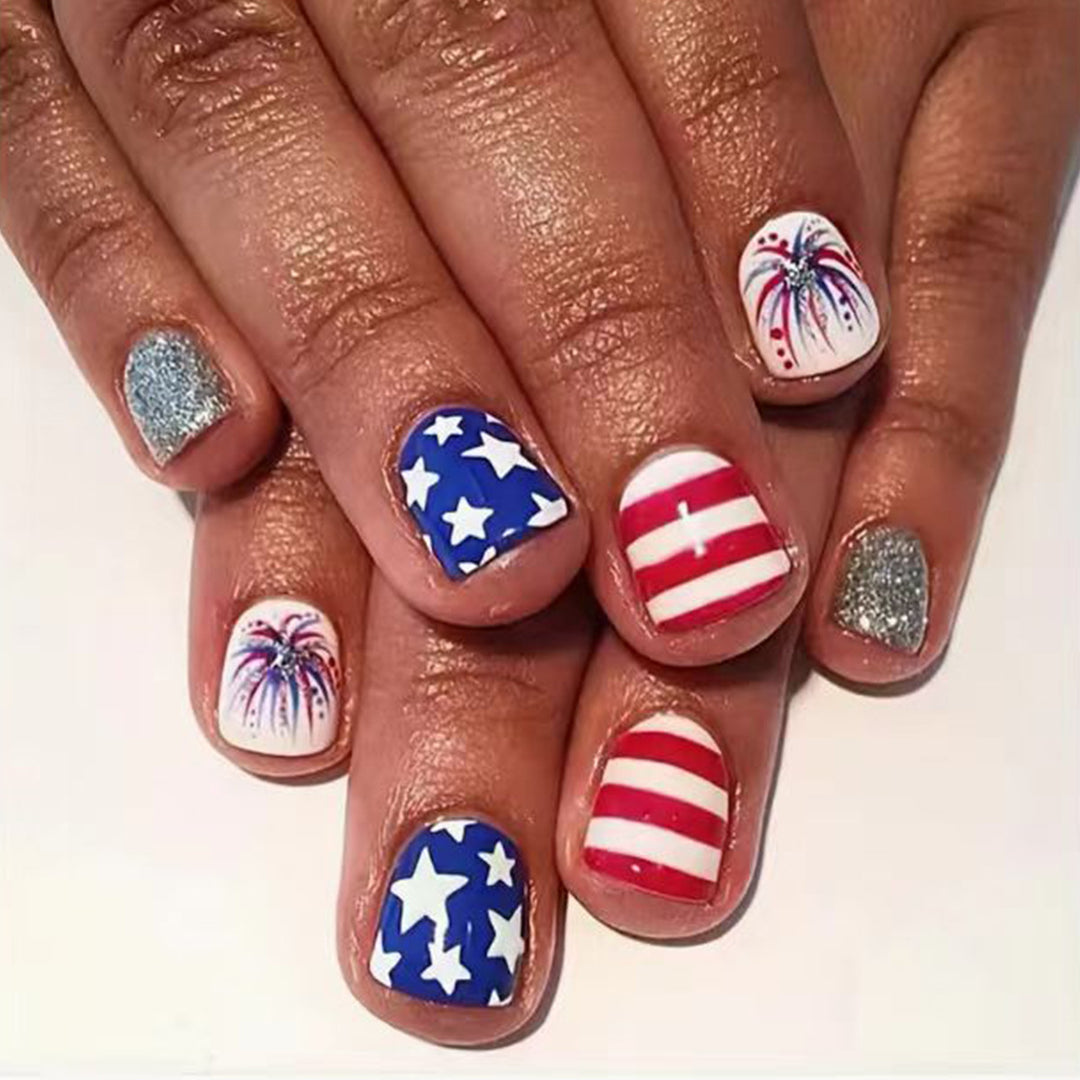 Patriotisches Thema Nagelkunstset