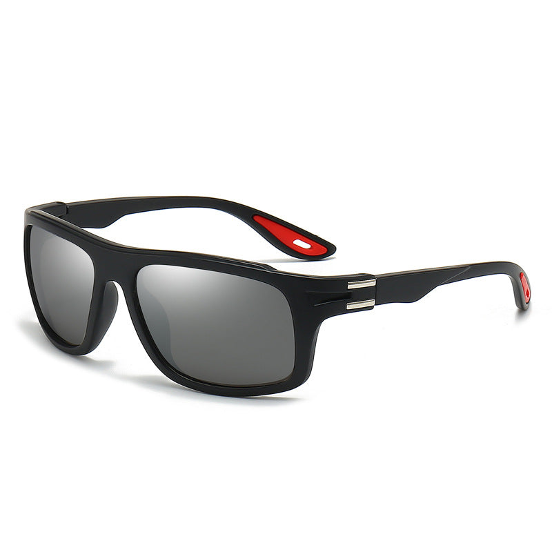 Herren Sportliche Sonnenbrille mit polarisierten Gläsern und stoßfestem Rahmen Karnz