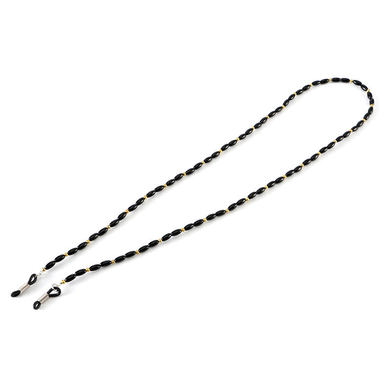 Stylische Perlenbrille Kette Karnz