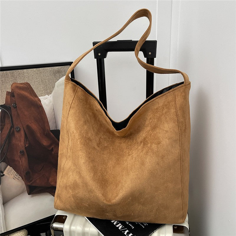 Wildleder Slouchy Tote Tasche