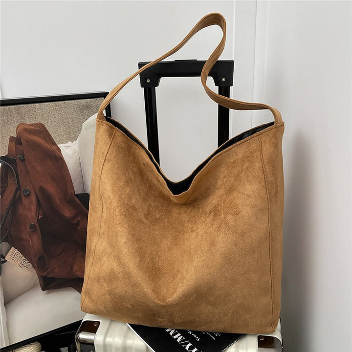 Wildleder Slouchy Tote Tasche