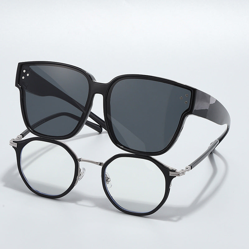DamenModische Sonnenbrille im klaren Linien-Design mit hohem UV-Schutz Karnz